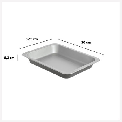 Plaque à four métal 30x40cm Signature