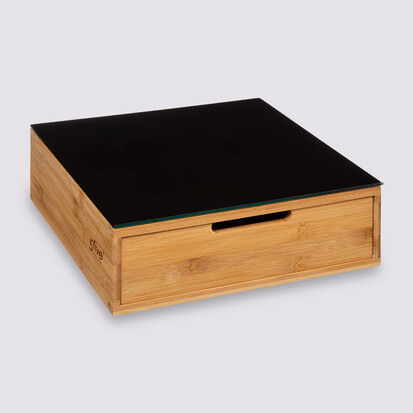 Porte-capsules 1 tiroir Bambou