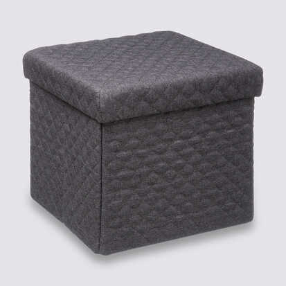 Pouf pliable 31x31 cm,gris anthracite Mix'n modul