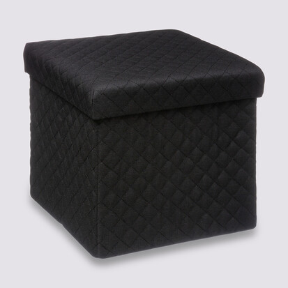 Pouf pliable 31x31 cm, noir Mix'n modul