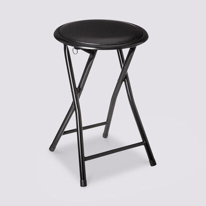 Tabouret pliants, noir 