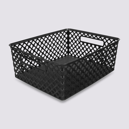 Panier en plastique 11l, noir Folky