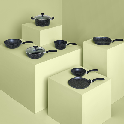 Wok aluminium forgé, 28 cm Caractère