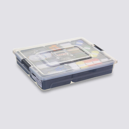 Boîte en plastique compartimentée 4,8l Orga+