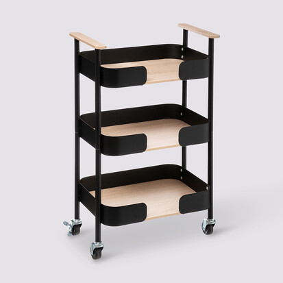 Dessertes 3 niveaux en bois Blackwood