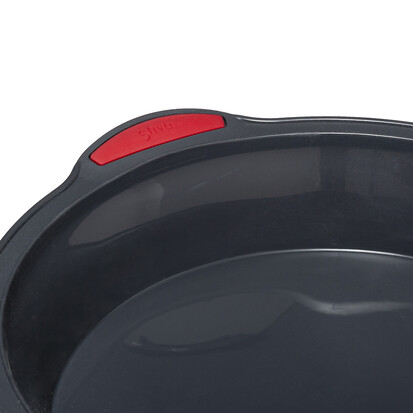 Moule à manqué silicone 25cm- noir,rouge Silitop