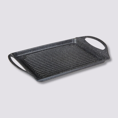 Plancha aluminium, 45x27 cm Caractère