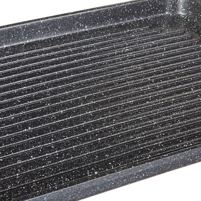 Plancha aluminium, 45x27 cm Caractère