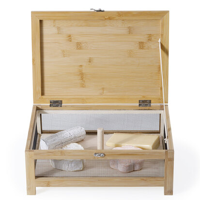 Cave à fromage avec plateau Bambou