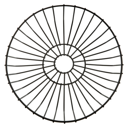 Corbeille en acier 27 cm, noir 