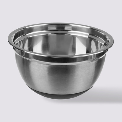Saladier antidérapant d25cm, inox 