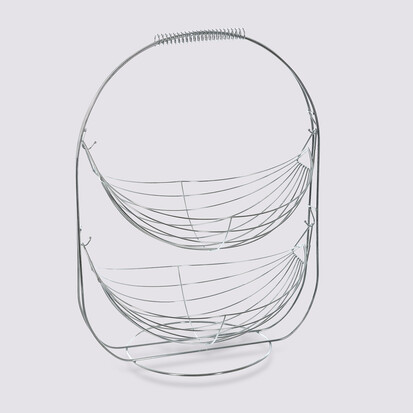 Corbeille en acier 34cm 