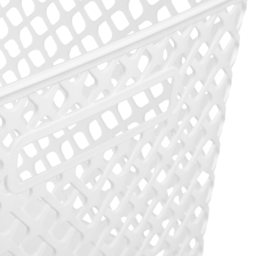 Panier en plastique 19l, blanc Folky