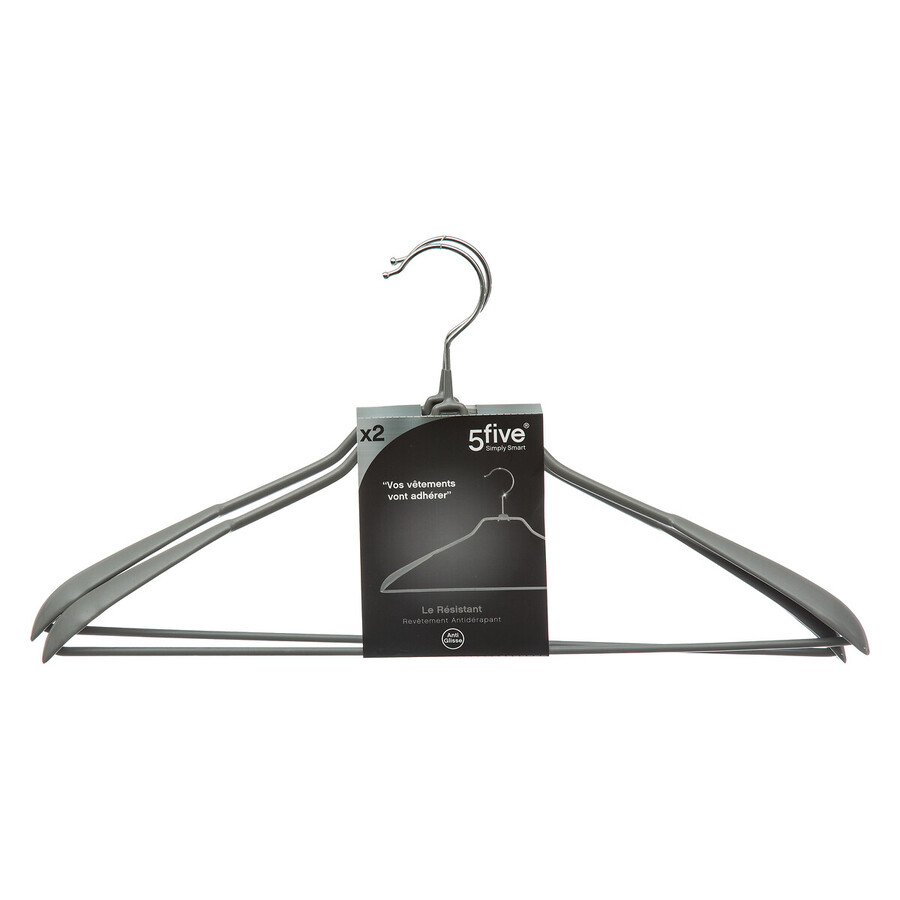 Lot de 2 cintres en métal Hang'suit