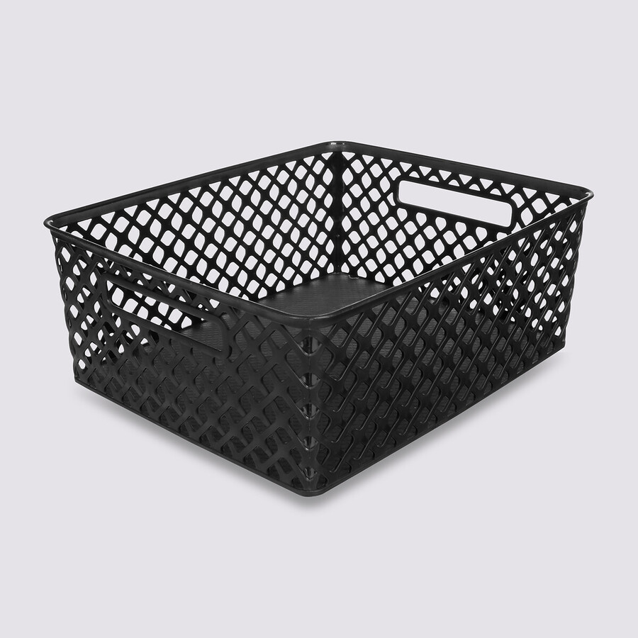 Panier en plastique 11l, noir Folky