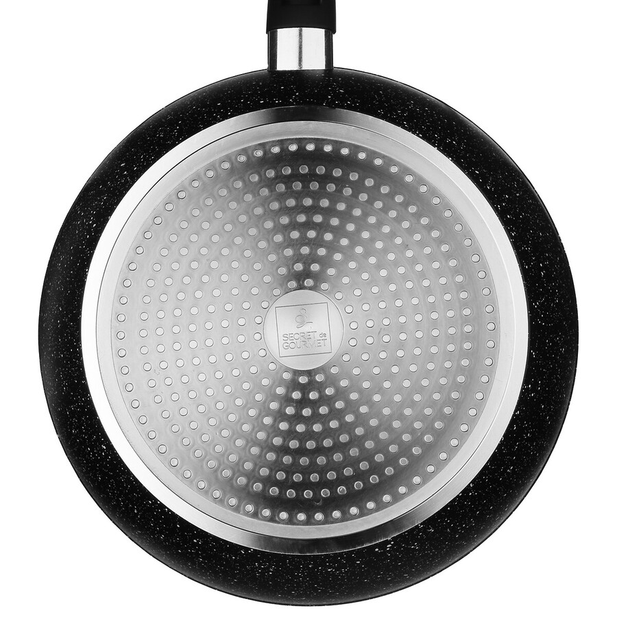 Sauteuse aluminium forgé, 28 cm Caractère