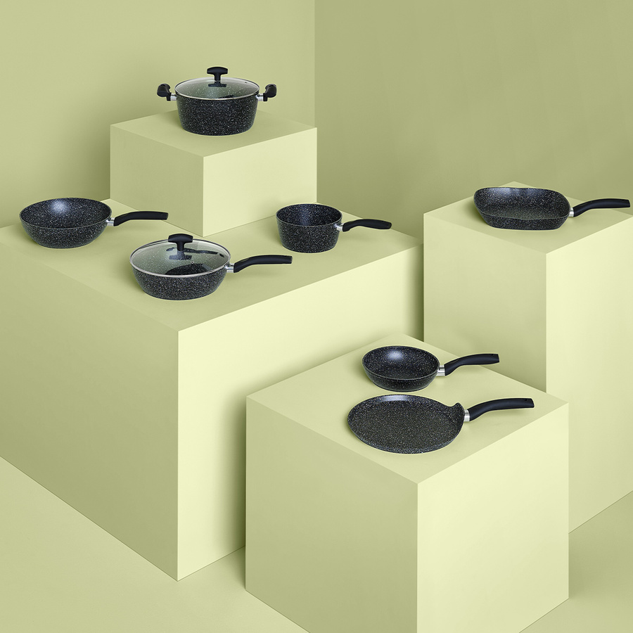 Wok aluminium forgé, 28 cm Caractère