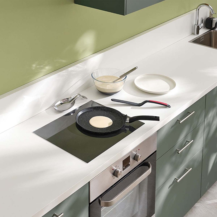 Crêpière aluminium forgé, 28 cm Caractère