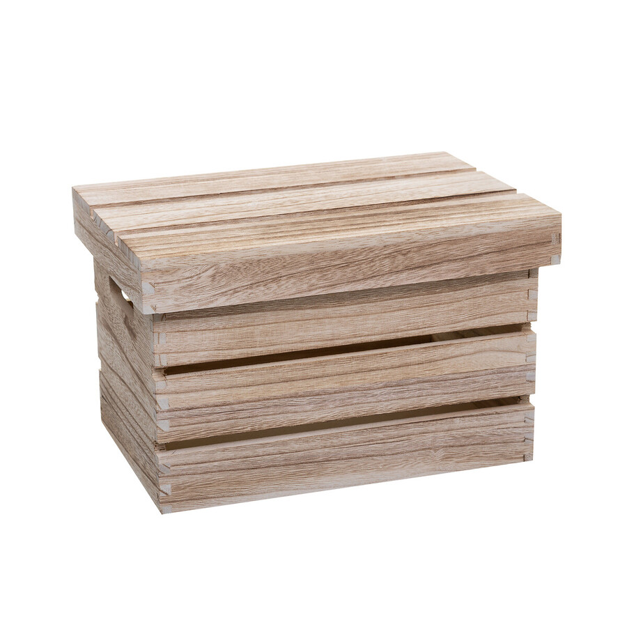 3 boîtes de rangement en bois Cagette