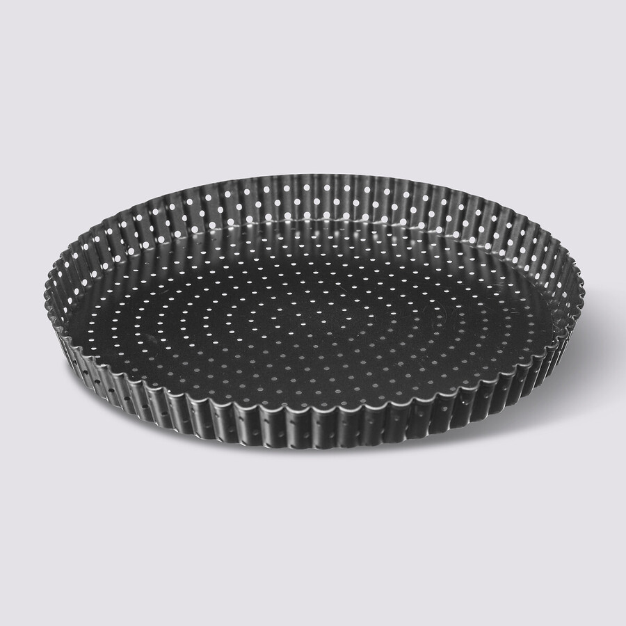 Moule rond perforé métal 28cm