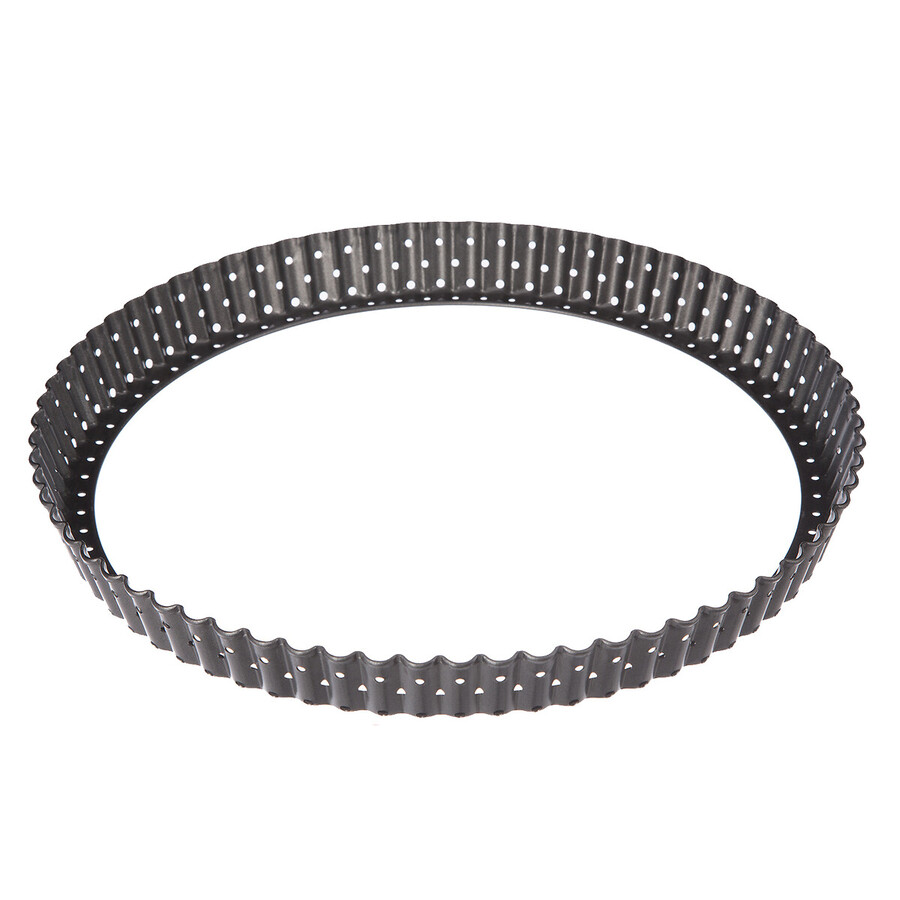 Moule rond perforé métal 28cm