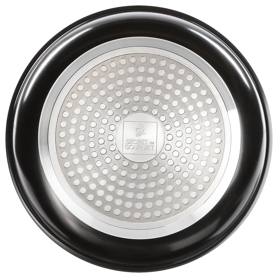 2 poêles aluminium poignée amovible, 20/26 cm Amovible