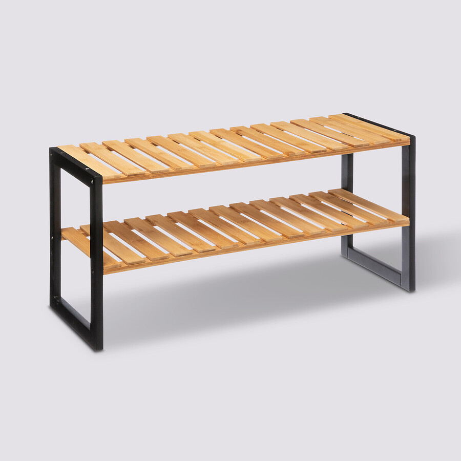 Range-chaussures x6 empilable Blackbamboo