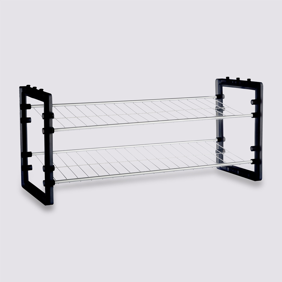 Range-chaussures x6, noir Staky