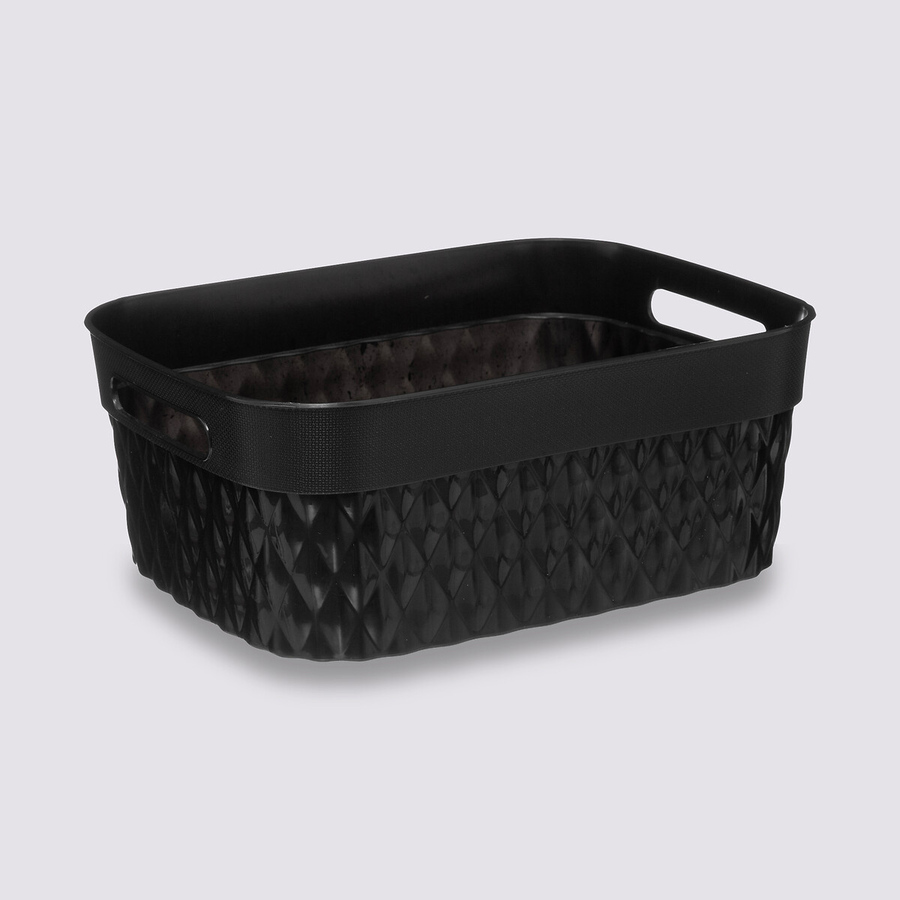 Panier en plastique 8,5l - noir Disco