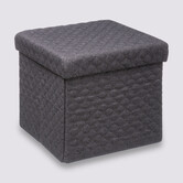 Pouf pliable 31x31 cm,gris anthracite Mix'n modul