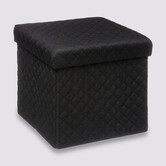 Pouf pliable 31x31 cm, noir Mix'n modul