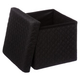 Pouf pliable 31x31 cm, noir Mix'n modul
