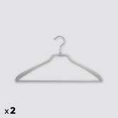 Lot de 2 cintres en métal Hang'suit