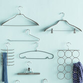 Lot de 2 cintres en métal Hang'suit