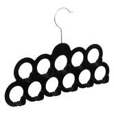 Cintre à ceintures en feutrine, noir Hang'belt