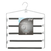 Lot de 5 cintres pantalons en métal Hang'pant