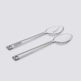 Couverts à salade, transparent Green harmony