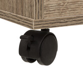 Tour 2 portes à roulettes, effet bois 