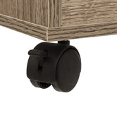 Tour 3 portes à roulettes, effet bois 