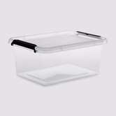 Boîte en plastique transparente 12,5l Clip'n box