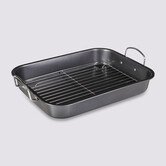 Plat à rôtisserie avec grille acier