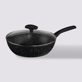Sauteuse aluminium forgé, 28 cm Caractère