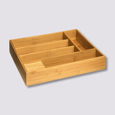 Range-couverts 5 compartiments Bambou