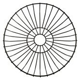 Corbeille en acier 27 cm, noir 