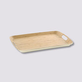 Plateau 38x26cm, effet bambou