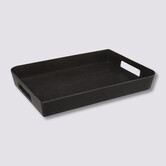 Plateau 35x25 cm, gris charbon Modern color