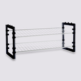 Range-chaussures x6, noir Staky