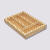 Range-couverts 6 compartiments extensibles Bambou