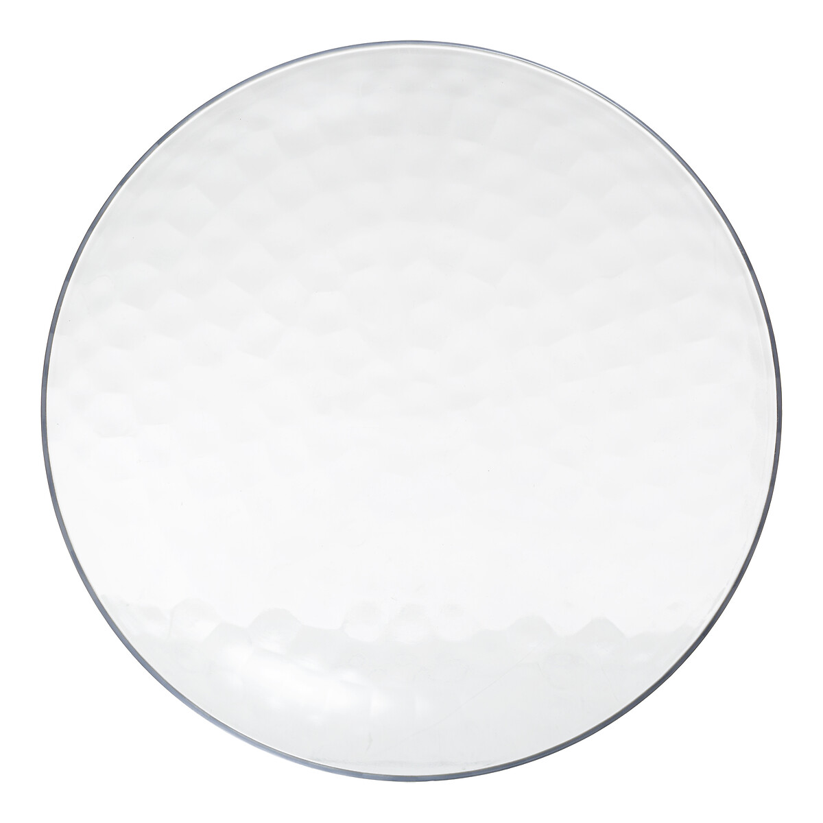 Assiette 24cm, transparent Green harmony