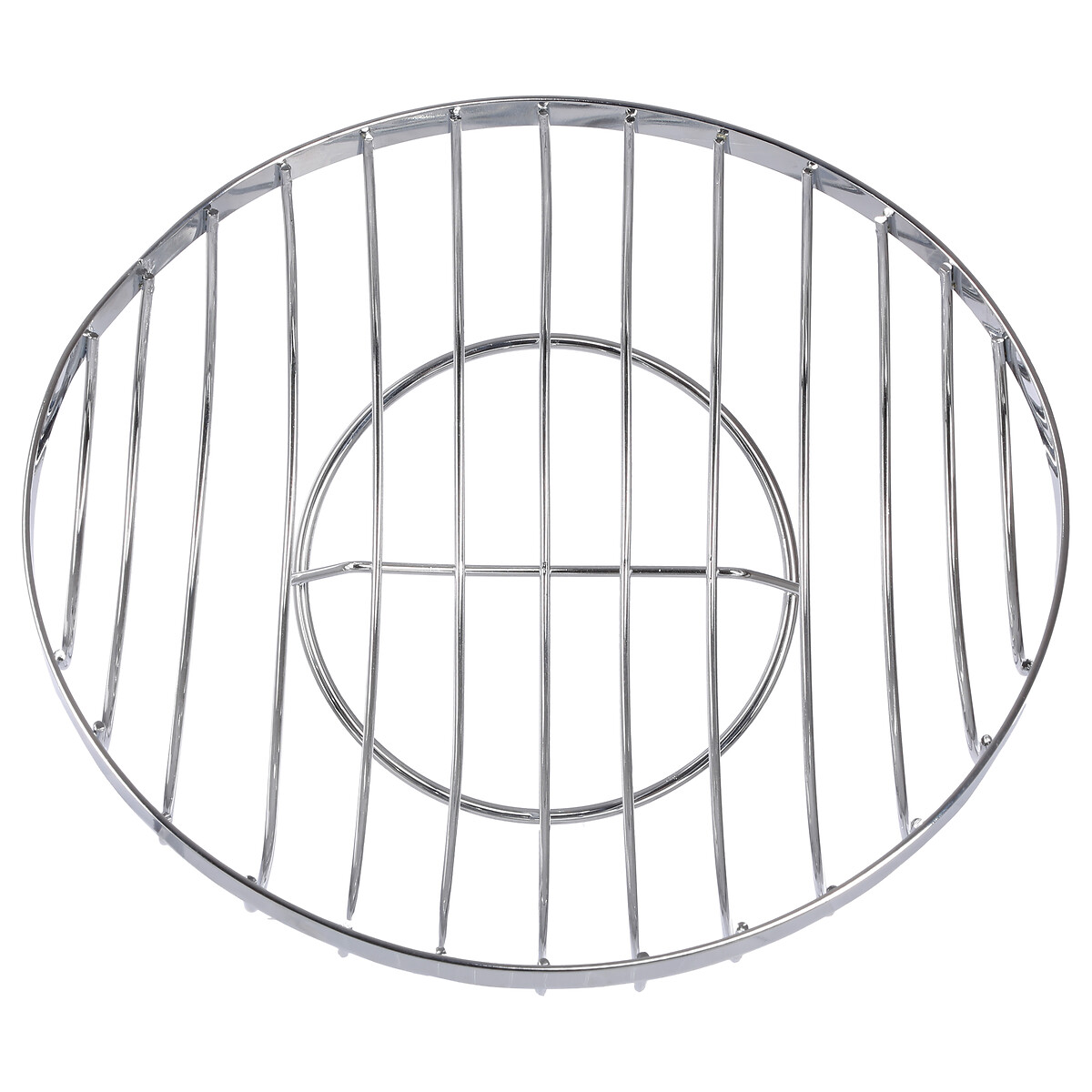 Corbeille en acier chromé 26,5 cm Oblik